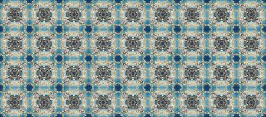 Barok tarzında kusursuz bir doğulu süsü. Raster geleneksel altın pürüzsüz desen mavi, gri ve nötr renkler.