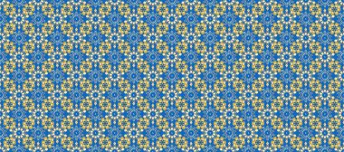 Tarafsız, mavi ve bej renklerde altın element. Tarafsız, mavi ve bej yerine altın rengi, klasik barok çiçeksiz desenler. Lüks, kraliyet ve Viktorya dönemi konsepti. Süslü raster dekorasyonu.