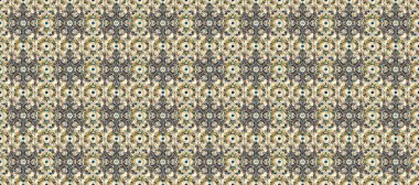 Noel, kar tanesi, yeni yıl 2019. Altın elementli bej, gri ve nötr renklerde kusursuz klasik desen.