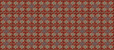 Klasik klasik klasik arka plan. Geleneksel oryantasyon süsü. Kusursuz klasik raster altın desenli. Altın desenli kırmızı, kahverengi ve gri renklerde altın elementler.