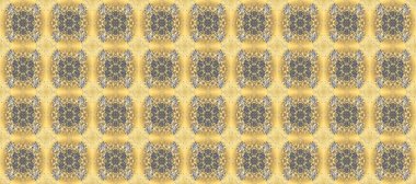 Bej, sarı ve gri renklerde altın element. Lüks, kraliyet ve Viktorya dönemi konsepti. Süslü raster dekorasyonu. Klasik barok çiçekli, bej, sarı ve gri üzerine altın desenli..