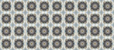 Altın desenli gri, nötr ve bej renklerde altın elementler. Kusursuz klasik altın desen. Raster geleneksel oryantasyon süsü.