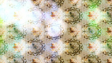 Eskiz arkaplan modeli. Raster - stok. Suluboya, elle çizilmiş. Vadinin çiçekleri tarafsız, bej ve gri renklerde.