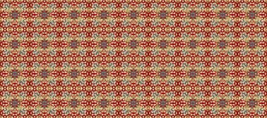 Doğu tarzı arabesk. Hassas altın deseni açın. Bej rengi, altın elementlerle kırmızı renkte kusursuz desen. Parlak dantel, stilize çiçekler, şal desenli. Kusursuz altın desenli bukleler. Raster.