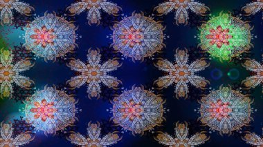 Çiçekli, suluboya desenli kusursuz çiçek deseni. Mavi, siyah ve gri renkte çiçekler. Renkli Bahar Temalı, pürüzsüz bir arka plan. Düz Çiçek Elementleri Tasarım Raster illüstrasyonu.