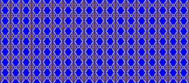 Tekrarlayan elementlerle soyut arkaplan oluşturun. Raster illüstrasyonu. Kusursuz damaske klasik altın desen. Mavi, bej ve nötr renklerdeki altın pürüzsüz desen altın elementlerle.