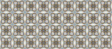 Barok tarzında kusursuz bir doğulu süsü. Raster geleneksel, bej, beyaz ve gri renklerde kusursuz desen.