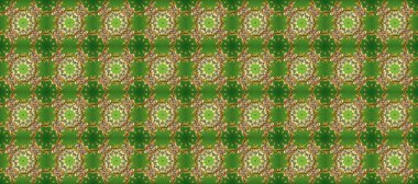 Noel altın kar tanesi kusursuz desen. Kış kar dokusu duvar kağıdı. Yeşil, kahverengi ve bej renkli altın kar taneleri. Sembol tatili, yeni yıl kutlaması, altın desenler..