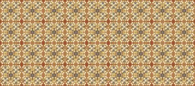 Klasik klasik klasik arka plan. Klasik raster sarısı, kusursuz desen. Altın elementlerle bej, nötr ve kahverengi renklerde kusursuz desen. Geleneksel oryantasyon süsü.