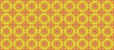 Klasik raster şablonu. Sarı, turuncu, bej ve altın desenli. Tekrarlayan ögelerle kusursuz soyut arkaplan.