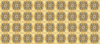 Klasik barok çiçekli, bej, sarı ve nötr üzerine altın desenli. Bej, sarı ve nötr renklerde altın element. Lüks, kraliyet ve Viktorya dönemi konsepti. Süslü raster dekorasyonu.