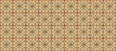 Klasik klasik klasik arka plan. Klasik raster sarısı, kusursuz desen. Altın elementlerle bej, nötr ve kahverengi renklerde kusursuz desen. Geleneksel oryantasyon süsü.