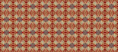 Kusursuz altın desen. Raster oryantal süs. Bej, kahverengi ve kırmızı renklerdeki altın desenler.