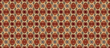 Hassas altın deseni açın. Kusursuz altın desenli bukleler. Raster. Parlak dantel, çiçekler, şal deseni. Kahverengi, bej, gri renklerde altın elementlerle kusursuz desen. Doğu tarzı arabesk