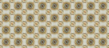 Raster geleneksel oryantasyon süsü. Altın rengi bej, nötr ve gri renkte altın elementlerle. Kusursuz klasik altın desen.