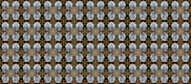 Altın kar taneleri basit, pürüzsüz desen. Soyut duvar kâğıdı, ambalaj dekorasyonu. Raster altın desenli gri, beyaz ve kahverengi renkler. Kışın sembolü, Mutlu Noel tatili, Mutlu yıllar 2019