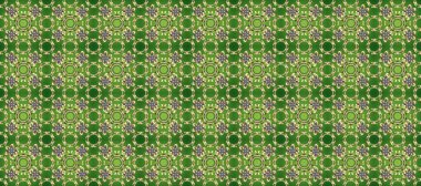 Geleneksel oryantasyon süsü. Kusursuz klasik bej, nötr, yeşil ve altın desenli. Klasik vintage arkaplan.