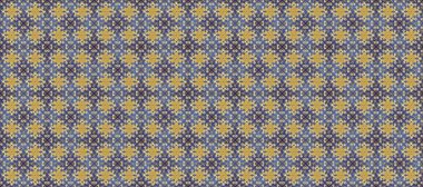 Antika altın tekrarlanabilir duvar kağıdı. Menekşe, bej ve nötr renklerde altın element. Damask pürüzsüz yineleme kalıbı. Barok tarzında altın çiçekli süs..