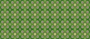 Klasik raster sarısı, kusursuz desen. Çiçek süsü kumaş deseni, cam, çiçek desenli altın elementli yeşil ve gri renkler..