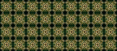 Altın elementli mavi ve gri renklerde klasik, pürüzsüz desen. Raster illüstrasyonu.