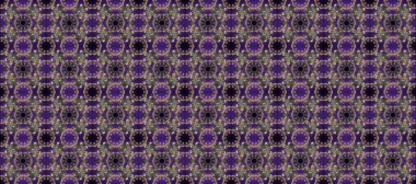 Kahverengi, gri ve menekşe renkleri üzerinde altın tekrarlayan elementlerle soyut arkaplan. Kusursuz oryantal klasik altın desen.