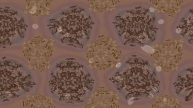 Renkli unsurlarla hareketli arka plan görüntüleri. Çiçekler. Eski model. Bayrak tarzı. Video kaydı. Şablon. Döngü. Kusursuz..