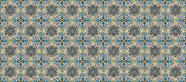 Raster altın pürüzsüz desen. Gri, mavi ve nötr renklerde kusursuz desen. Kusursuz altın desenli bukleler. Doğu tarzında altın elementler arabesk.