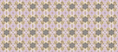 Altın rengi bej, nötr ve gri renkte altın elementlerle. Arkaplan, kumaş, altın duvar kağıdı. Düz elle çizilmiş klasik koleksiyon. Raster altın pürüzsüz desen.