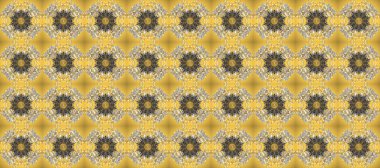 Bej, sarı ve gri renklerde altın tekrarlayan elementlerle soyut arkaplan. Kusursuz oryantal klasik altın desen.