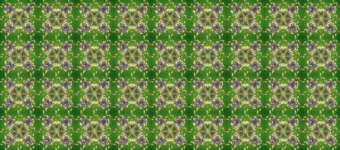 Damask kusursuz yinelenen arkaplan. Bej, gri ve yeşil renklerde altın element. Barok tarzında altın çiçekli süs. Doku arkaplanı üzerine altın duvar kağıdı.