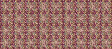 Altın elementli bej, kahverengi ve mor renkler. Raster altın desen. Doğu tarzı arabesk. Kusursuz altın desenli bukleler. Raster illüstrasyonu.