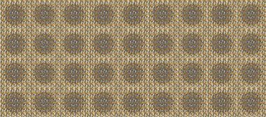 Kahverengi, bej ve gri renklerdeki altın desenli altın elementler. Kusursuz klasik altın desen. Raster geleneksel oryantasyon süsü.