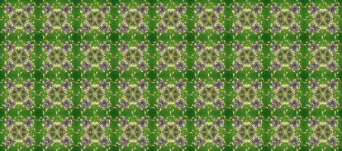 Damask kusursuz yinelenen arkaplan. Bej, gri ve yeşil renklerde altın element. Barok tarzında altın çiçekli süs. Doku arkaplanı üzerine altın duvar kağıdı.