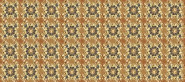 Kahverengi, bej ve nötr renklerde altın desenli altın elementler. Arkaplan, kumaş, altın duvar kağıdı. Düz elle çizilmiş klasik koleksiyon. Raster altın pürüzsüz desen.