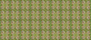 Paisleys zarif çiçek desenli arkaplan duvar kâğıdı çizimi. Klasik stil, güzel, modern, üç boyutlu sanat eseri, altın ve yeşil. Tarafsız, kahverengi desenli çiçek yaprakları ve süslemeleri..