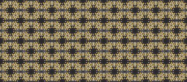 Bej, gri ve kahverengi renklerde, altın elementli, pürüzsüz desenler. Şam tasarım için kusursuz desen.