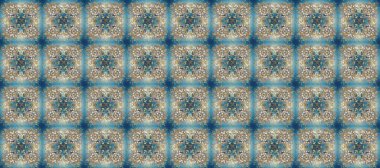 Geleneksel klasik raster altın pürüzsüz desen. Altın elementler mavi, gri ve nötr renklerde. Barok tarzında kusursuz bir doğulu süsü..