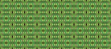 Altın desenli çiçek dekoru. Çizgi sanatı tasarım şablonu için kusursuz sınır. Tarafsız, kahverengi ve yeşil renklerde altın element. Doğu tarzı element. Davetiyeler, kartlar, web sayfası için Raster illüstrasyonu.