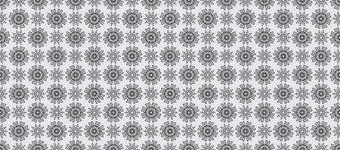 Süslü kumaş deseni. Renkli Bahar Temalı Kusursuz Arkaplan. Düz Çiçek Elementleri Tasarımı. Raster illüstrasyonunda kusursuz çiçek deseni.