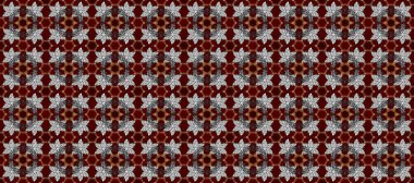 Parlak dantel, stilize çiçekler, şal desenli. Hassas altın deseni açın. Tarz arabesk. Kahverengi, gri, altın elementlerle kırmızı renklerde pürüzsüz desen. Kusursuz altın desenli bukleler. Raster..