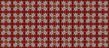 Klasik klasik klasik arka plan. Gri, kırmızı ve kahverengi renklerde altın elementlerle kusursuz desen. Klasik raster sarısı, kusursuz desen. Geleneksel oryantasyon süsü.