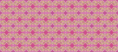 Tarafsız, pembe, bej ve altın desenli. Klasik raster şablonu. Tekrarlayan ögelerle kusursuz soyut arkaplan.