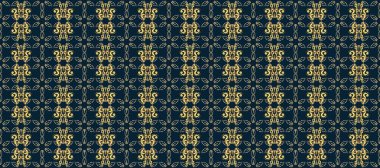 Noel, kar tanesi, yeni yıl 2019. Mavi, gri ve bej renklerde, altın elementlerle kusursuz klasik desen.