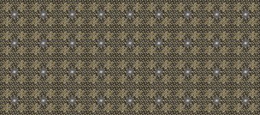 Raster geometrik arka plan. Senin tasarımın için, duvar kağıdı. Altın rengi, kusursuz çizim. Kahverengi, gri ve nötr renklerde, altın çiçekli altın desenler.