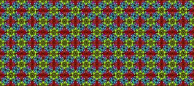 Kabile sanatı boho baskısı, klasik çiçek arkaplanı. Soyut etnik raster kusursuz desen. Arkaplan dokusu, duvar kağıdı, çiçek teması yeşil, mavi ve siyah.