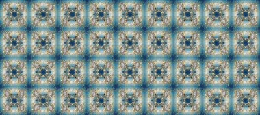 El yapımı dekoratif çerçeve, albüm kapağı, tebrik kartı, klasik Art deco tarzı. Raster soyut çiçek çelengi altın karalama fantezi yaprakları ve çiçek nötr, gri ve mavi renkte.