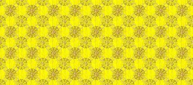 Sarı ve kahverengi renklerde altın desenli altın elementler. Kusursuz altın desen. Raster doğulu süsü.