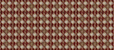 Çizgi sanatı tasarım şablonu için kusursuz sınır. Kahverengi, kırmızı ve bej renklerde altın element. Davetiyeler, kartlar, web sayfası için Raster illüstrasyon. Altın desenli çiçek dekoru. Doğu tarzı ögesi.