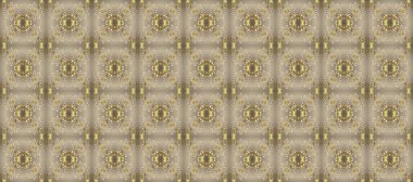 Çiçek süsü kumaş deseni, cam, çiçek desenli gri ve bej renkli altın elementli metal. Klasik raster altın pürüzsüz desen.