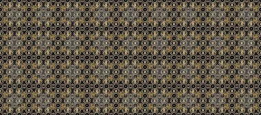 Şam, tasarım için kusursuz desen. Gri, kahverengi ve bej renklerde, altın elementlerle pürüzsüz desen.